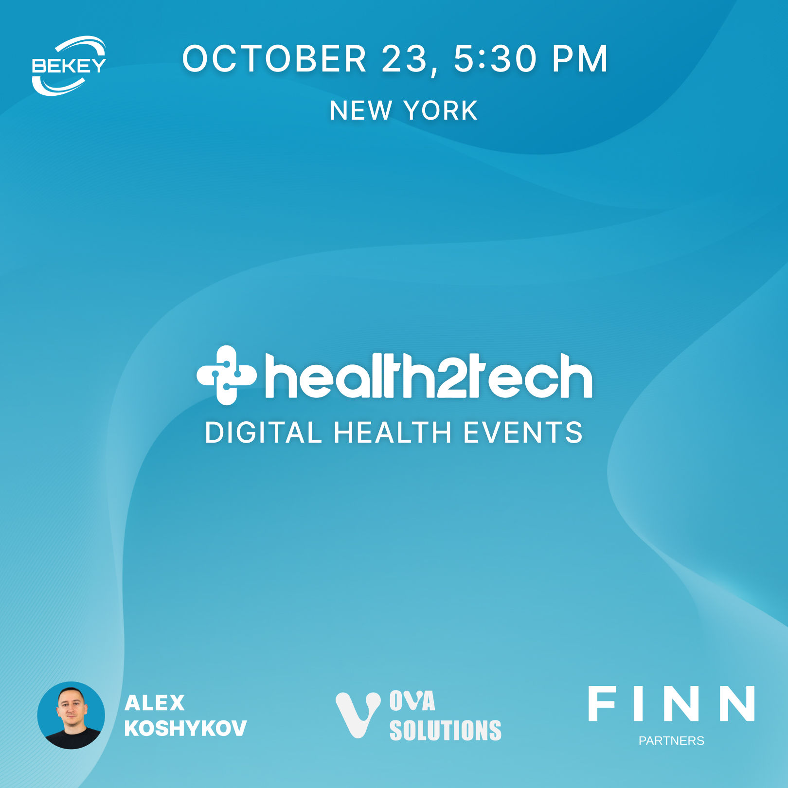 Health2Tech October 23rd, NYC