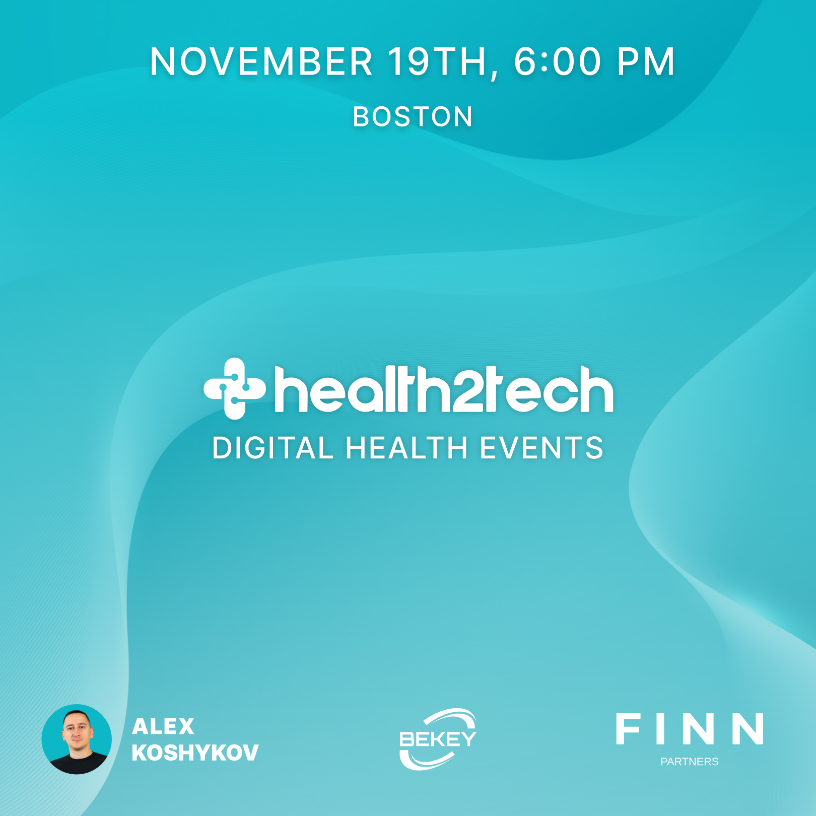 Health2Tech Nov 19th, Boston