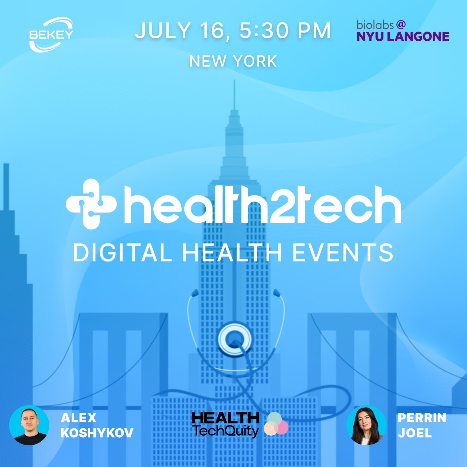 Health2Tech NYC – July 16th 2025