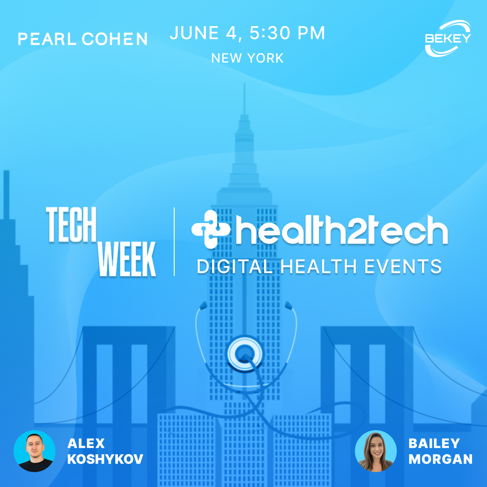 Health2Tech TECH WEEK NYC, June 4, 2026