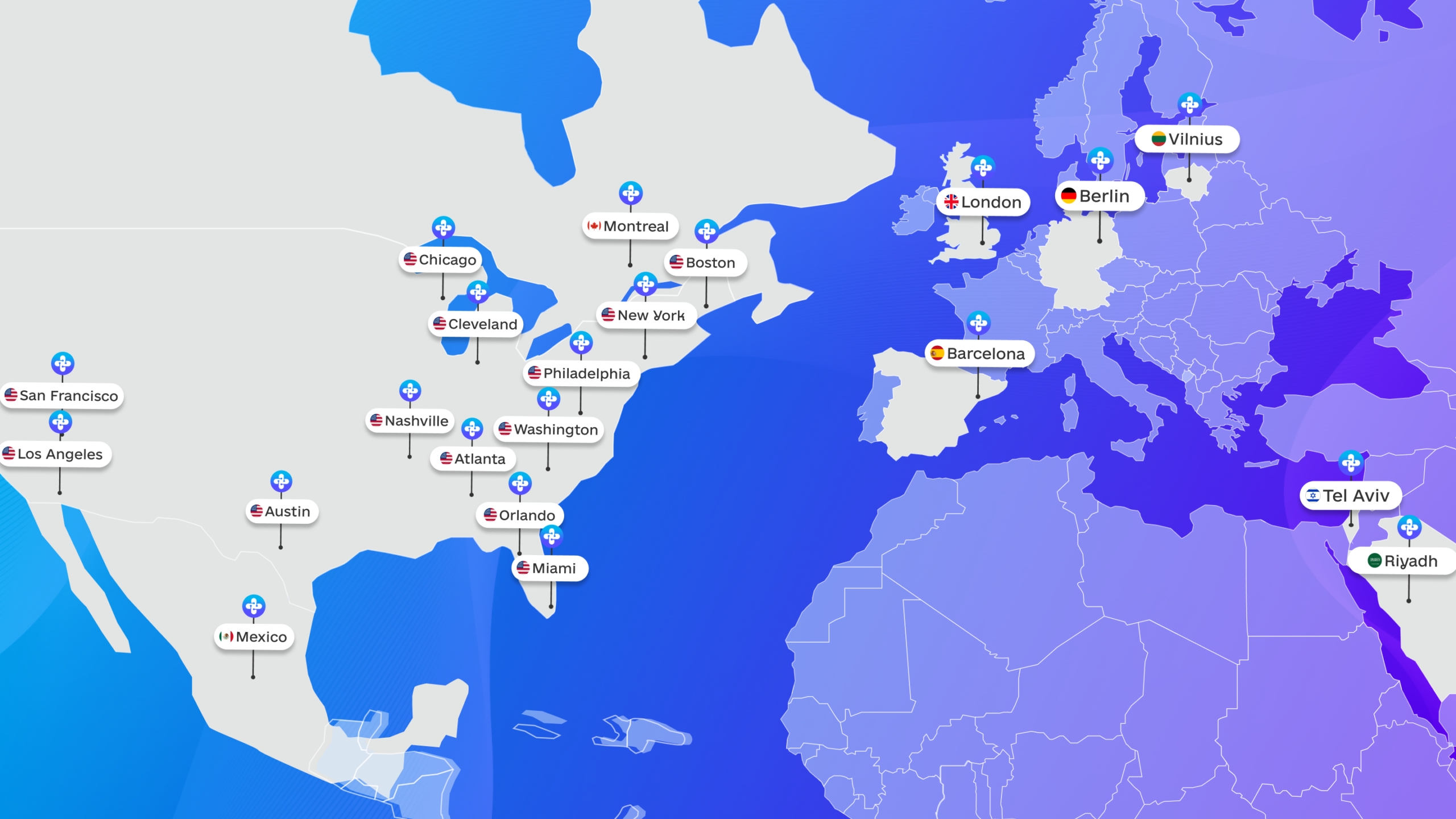 events map